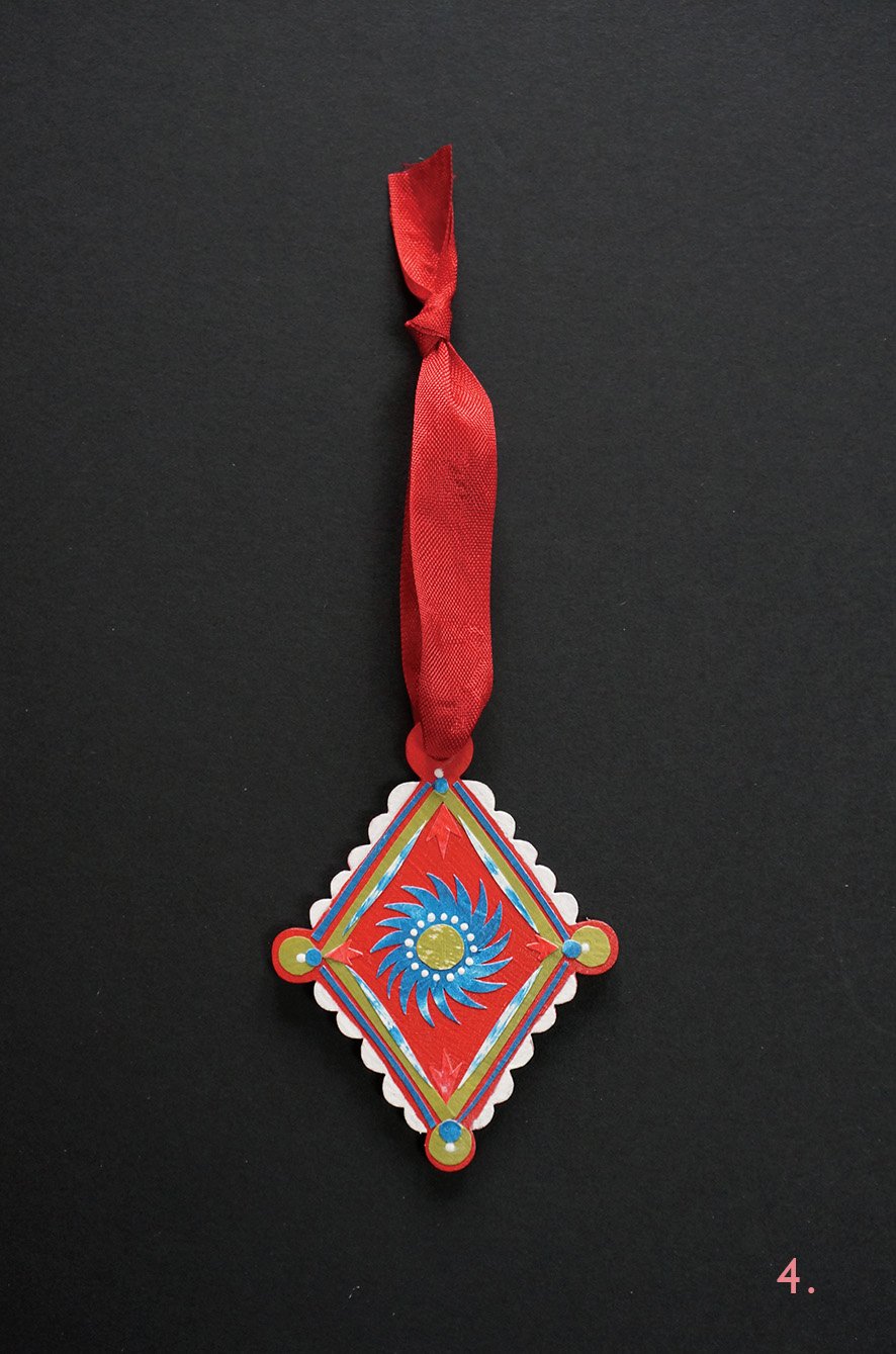 Image of 2025 - Collaged Tree Ornaments