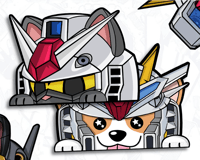 Image 1 of コーギー DOG // CAT MOBILE SUIT