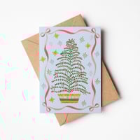 Christmas Tree Bows Christmas Card