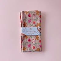 Image 1 of Furoshiki "féerie biscuitée" 70x70 cm