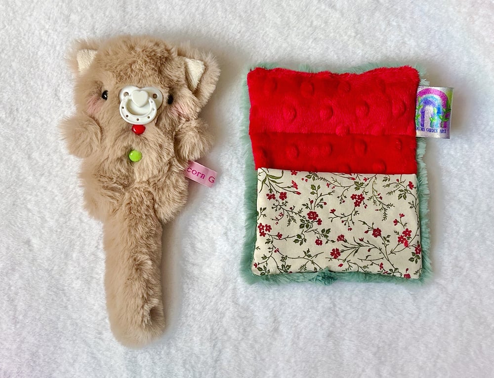 Image of OOAK Gingerbread the Baby Kitten Bedtime Set (8 inches)