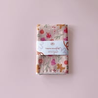 Image 1 of Furoshiki "Féerie biscuitée" 50x50 cm