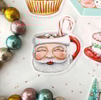 Image 2 of Santa mug sticker 