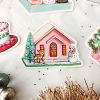 Image 2 of pink putz house sticker
