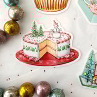 Image 2 of Snowman cake sticker 