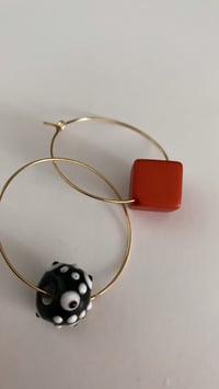 Image 2 of SMALL!  BLACK GLASS ORANGE