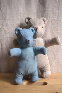 Image 3 of Natural indigo linen Teddy