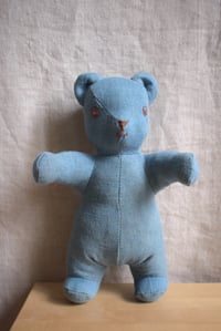 Image 1 of Natural indigo linen Teddy