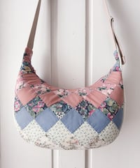 Image 2 of Upcycled Vintage Cotton Patchwork Quilt Shoulder Bag 