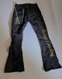 Image 4 of "Always creating" Rhinestone jeans