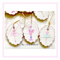 Image 2 of NUTCRACKER GLITTER ORNAMENTS
