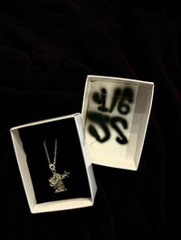 Image 3 of .925 Silver Ribbit necklace