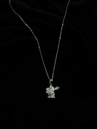 Image 2 of .925 Silver Ribbit necklace