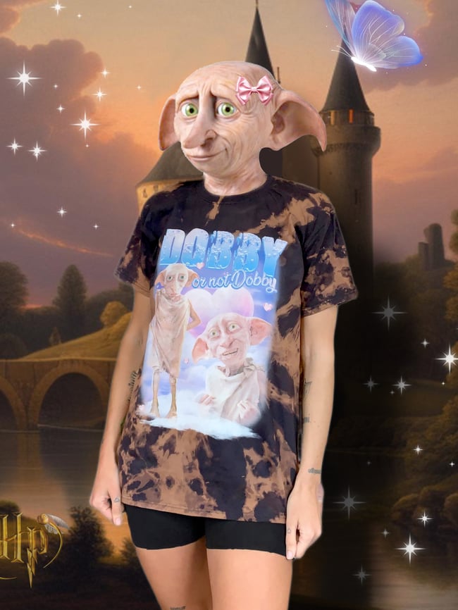 DOBBY - tie'n dye noir 