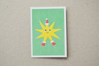 Image 1 of Christmas Star Riso Card 