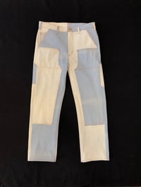 Image 1 of no.205  38x32   2-tone denim multicolor topstitch