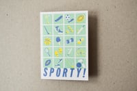 Image 1 of SPORTY! Riso Greeting Card