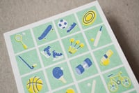 Image 2 of SPORTY! Riso Greeting Card