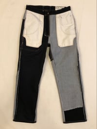 Image 4 of no.195  34x30  soft black denims offcuts 