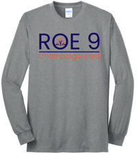 Image 1 of ROE 9 Long Sleeve Crewneck Tshirt Unisex