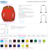 Image 2 of ROE 9 Long Sleeve Crewneck Tshirt Unisex