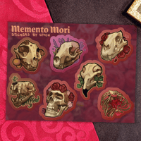 ORIGINAL ART sticker sheet | Memento Mori