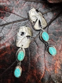 Image 1 of Turquoise Dangle Earrings