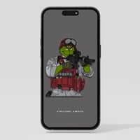 Christmas operator Phone wallpaper