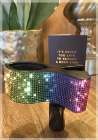 Image 3 of Crystal Covered Wireless Microphone Clip