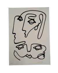 Image 1 of SHARED LINES - original 50x70cm