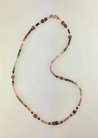 AAA Watermelon Tourmaline Necklace