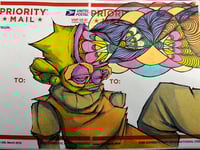 Image 1 of Label 228 Framed  - Untitled 4