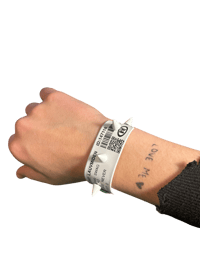 Image 2 of "psykatry" bracelet (with spikes)