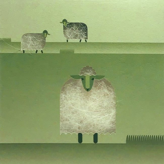 Postal "Oveja Latxa" Postcard