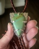 Image 1 of Turquoise Arrowhead Bolo Tie