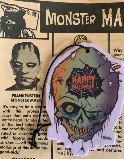 Image of Happy Halloween ghoul scare freshner 