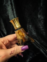 Image 4 of Short candle Human Bone Candleholder 