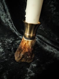 Image 5 of Short candle Human Bone Candleholder 