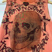 Image 2 of 'Too Fast To Live, Too Young To Die' Studded Vest 80s M