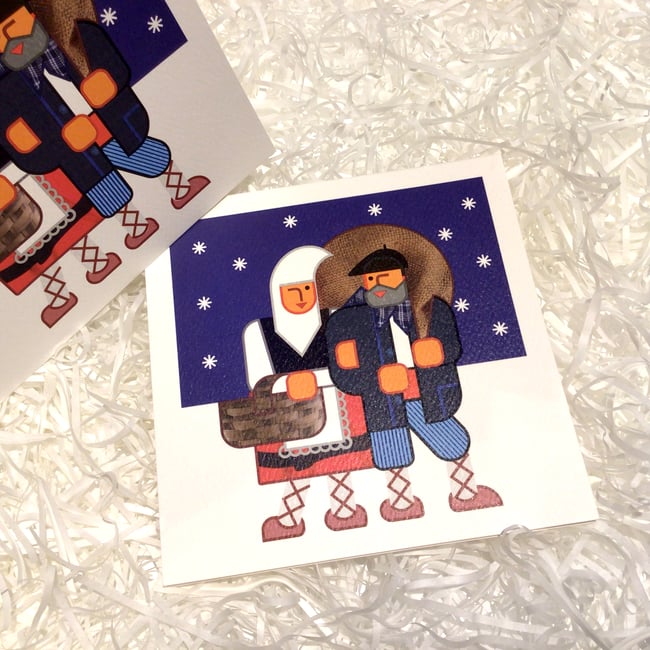 POSTAL MARIDOMINGI OLENTZERO CHRISTMAS