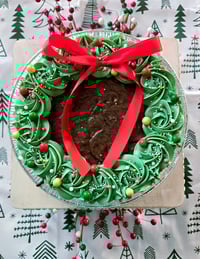 Brownie Wreath