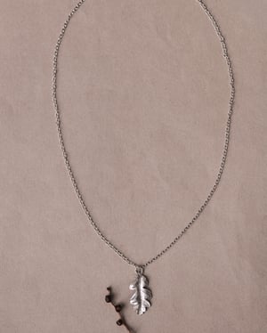 Image of *SALE - was £165* silver Oak leaf necklace