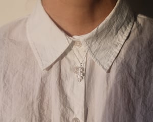 Image of *SALE - was £165* silver Oak leaf necklace