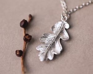 Image of *SALE - was £165* silver Oak leaf necklace