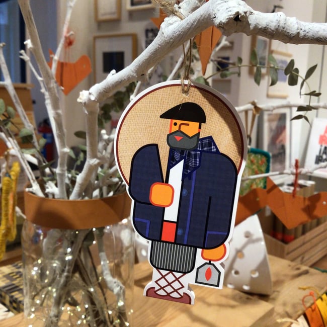 RECORTABLE MARIDOMINIGI OLENTZERO CUT-OUT