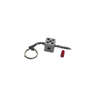 Image 1 of DICE SCRIBE KEYCHAIN