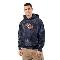 Image 3 of No Sale Embroidered Tie-Dye Hoodie