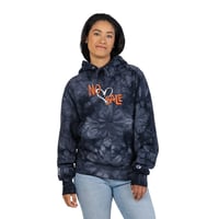 Image 4 of No Sale Embroidered Tie-Dye Hoodie