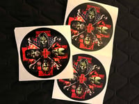 Dope "American Apathy" Circular Sticker 2005 (12 available)