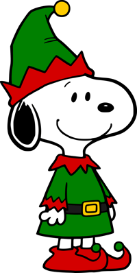 Snoopy Elf SVG & PNG File